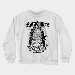 Narasimha! half-man-half-lion Avatar! Crewneck Sweatshirt